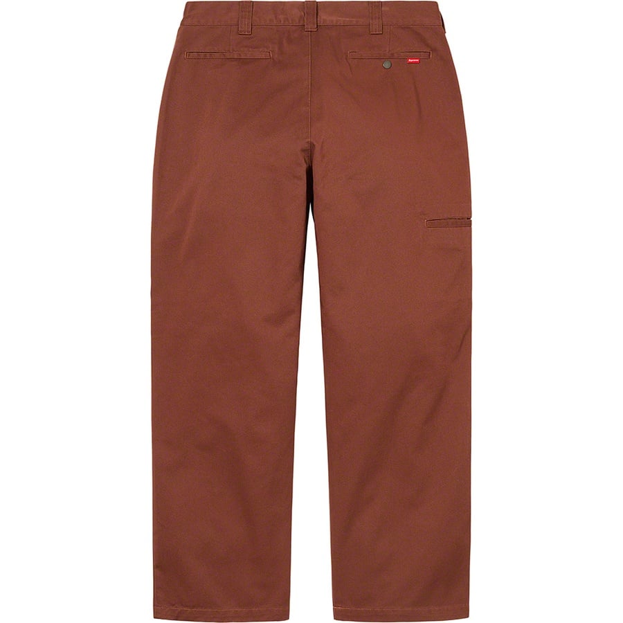 Details on Work Pant Brown from fall winter 2022 (Price is $128)