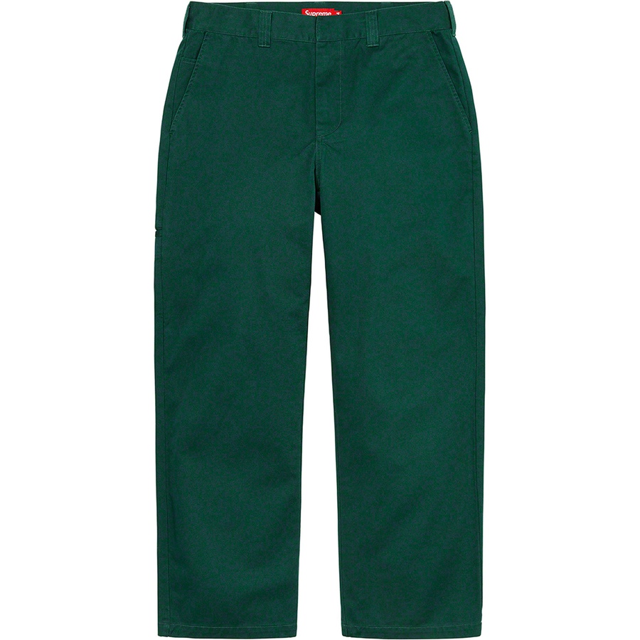 Details on Work Pant Dark Pine from fall winter 2022 (Price is $128)