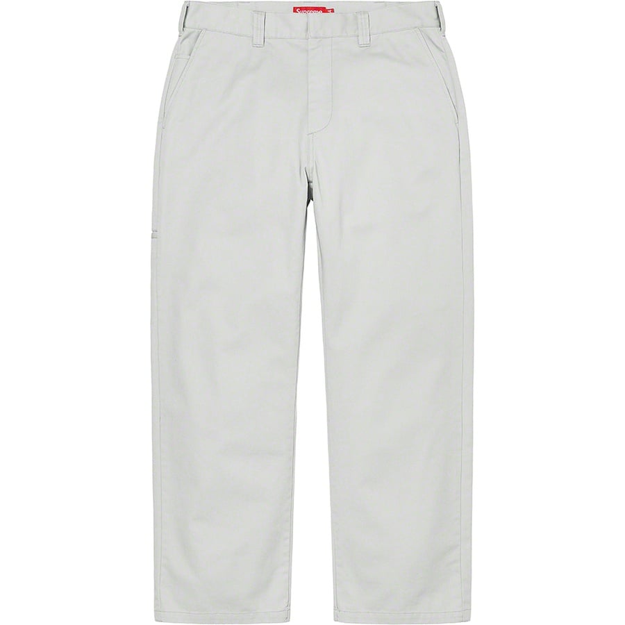 Details on Work Pant Light Grey from fall winter 2022 (Price is $128)
