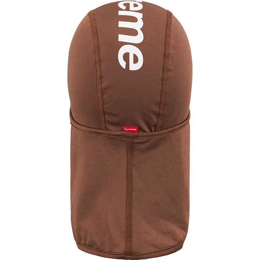 Details on Supreme MLB Kanji Teams Lightweight Balaclava Brown - Mets from fall winter
                                                    2022 (Price is $54)