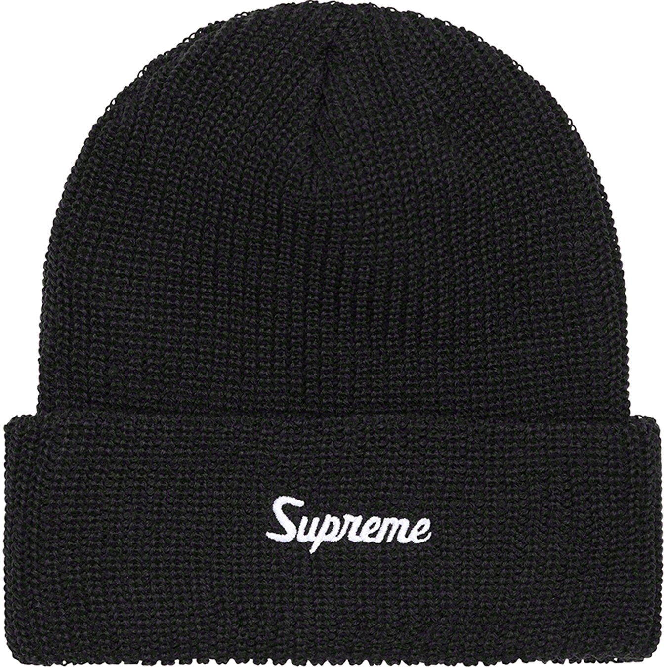 20aw Supreme Loose Gauge Beanie Charcoal