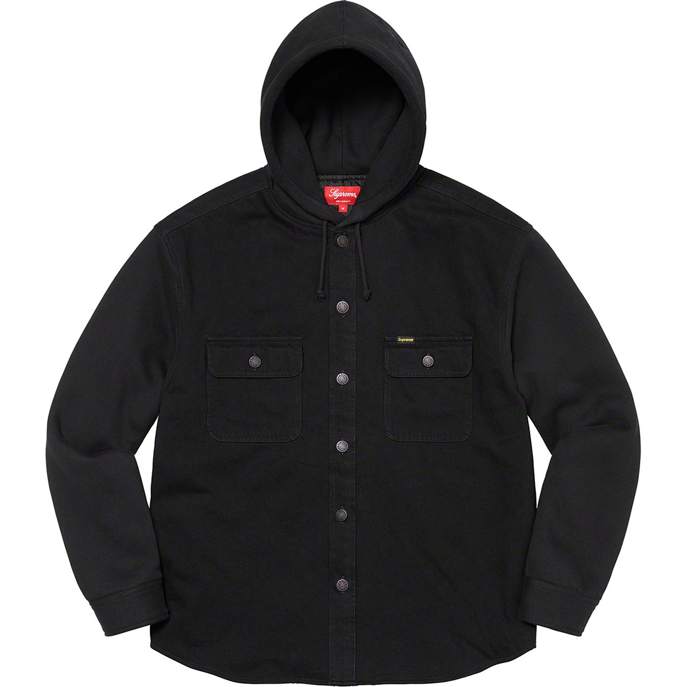 Fleece Hooded Denim Shirt - fall winter 2022 - Supreme