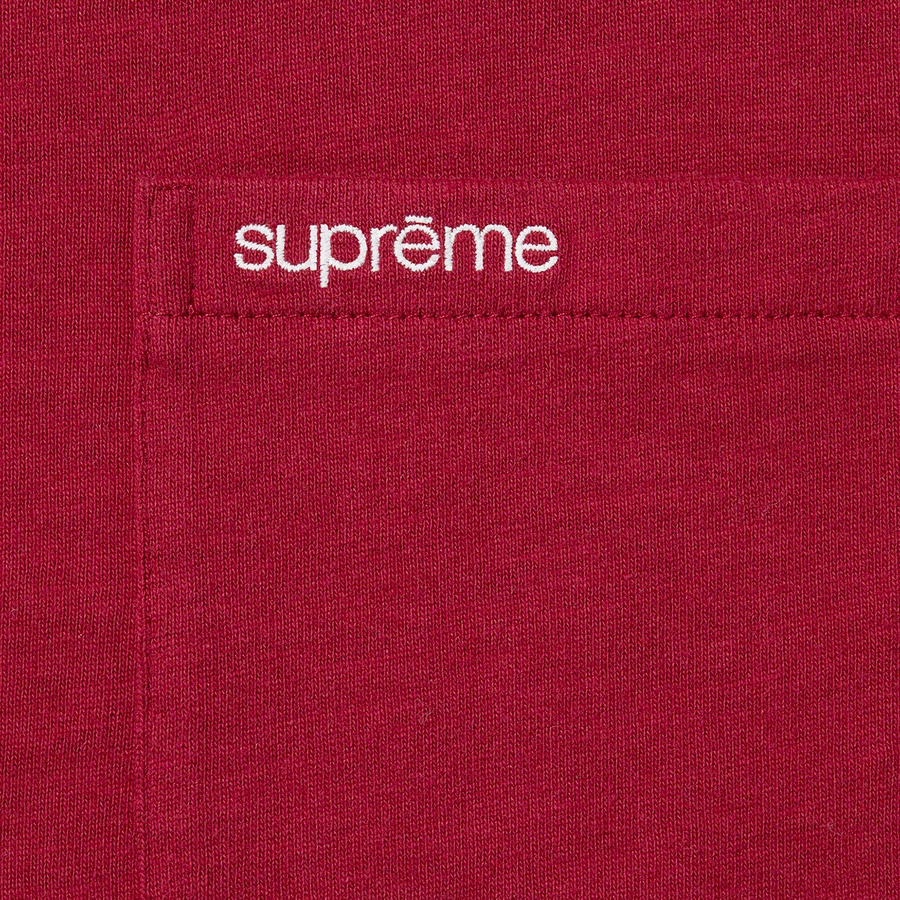 Details on S S Pocket Tee Cardinal from fall winter
                                                    2022 (Price is $60)