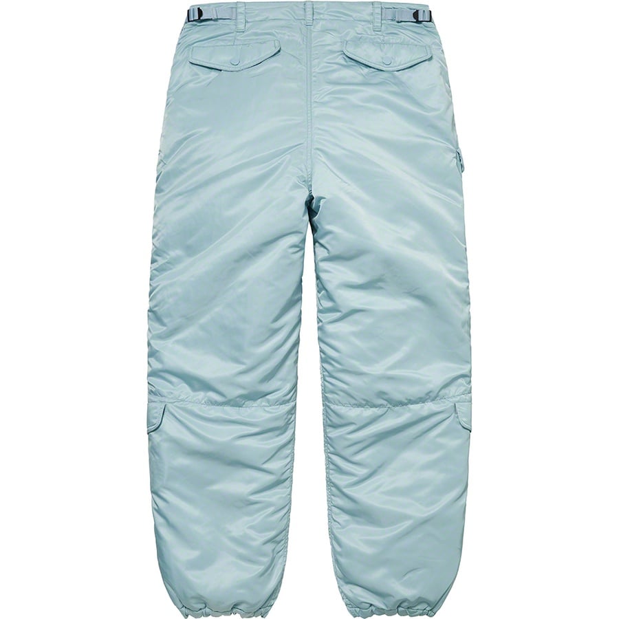 Details on Nylon Flight Pant Light Blue from fall winter
                                                    2022 (Price is $298)