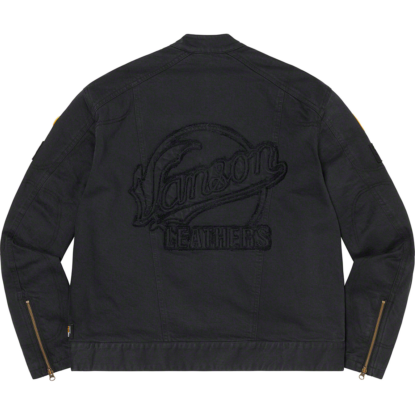 Supreme x Vanson Leather Cordura Denim Jacket Unisex Size S