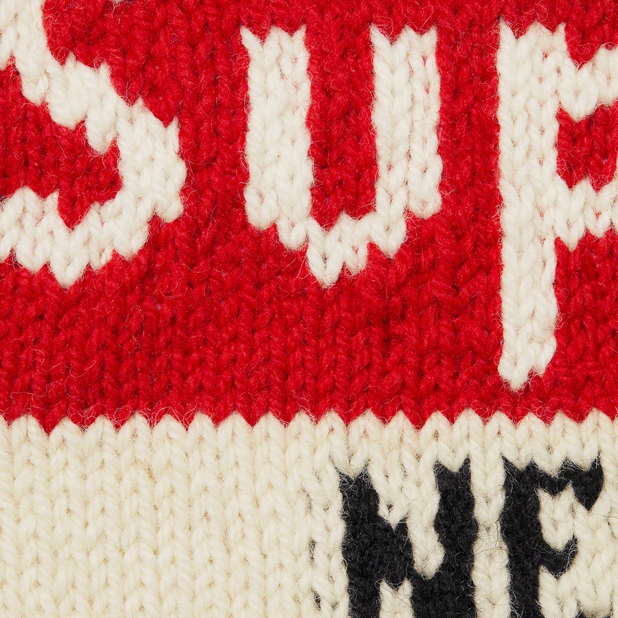 Details on Box Logo Cowichan Sweater Natural from fall winter
                                                    2022 (Price is $498)