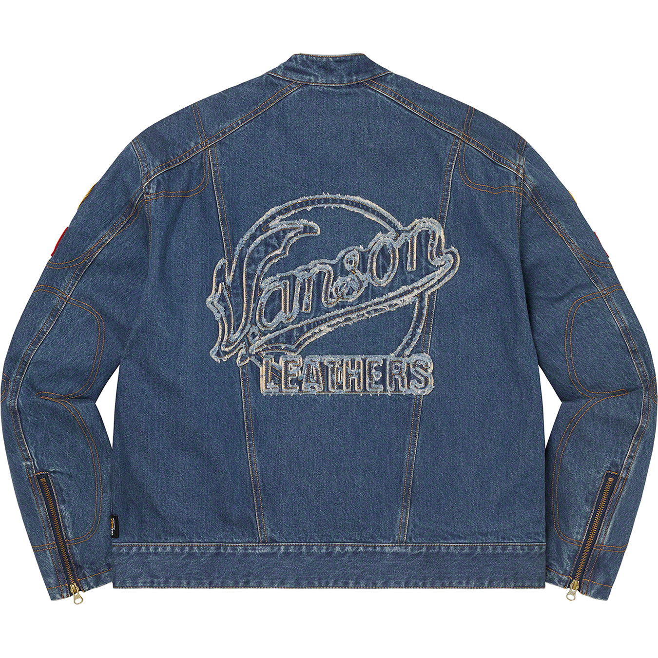 Supreme Vanson Leathers Cordura Denim Jacket