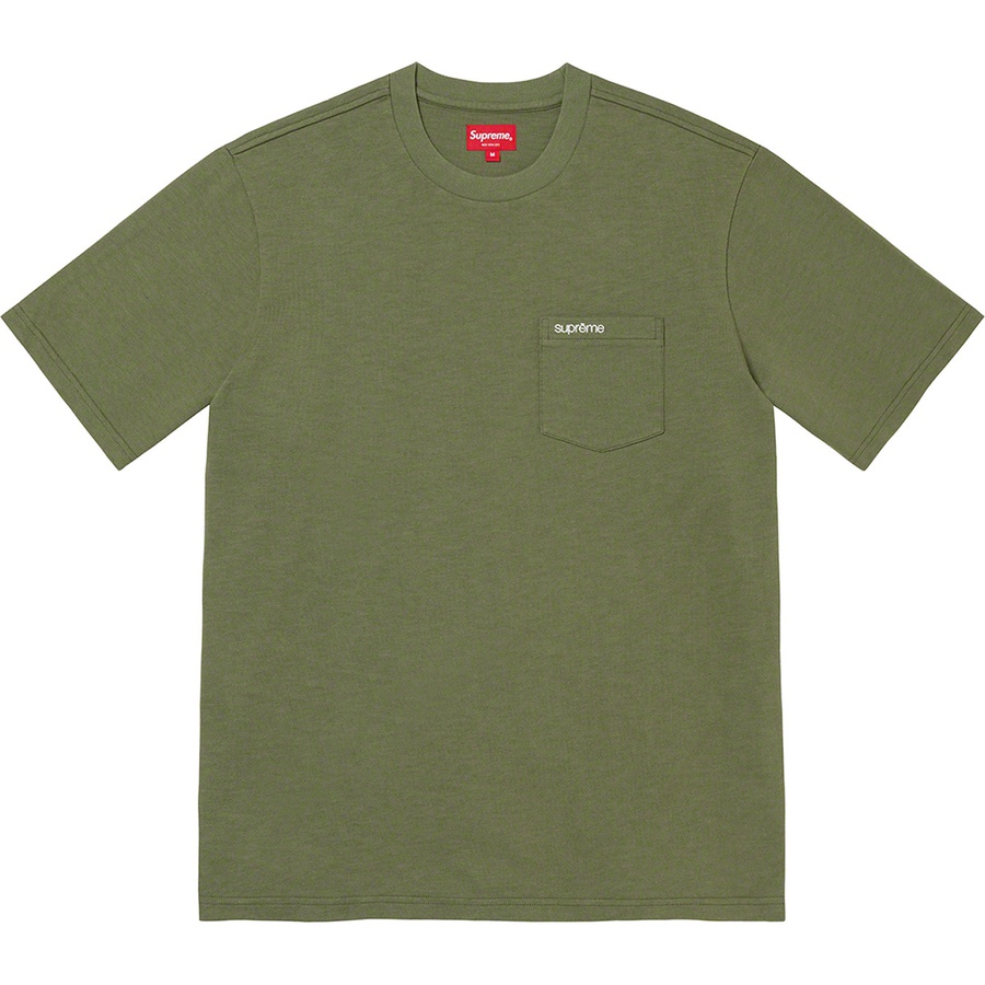 Details on S S Pocket Tee Olive from fall winter 2022 (Price is $60)