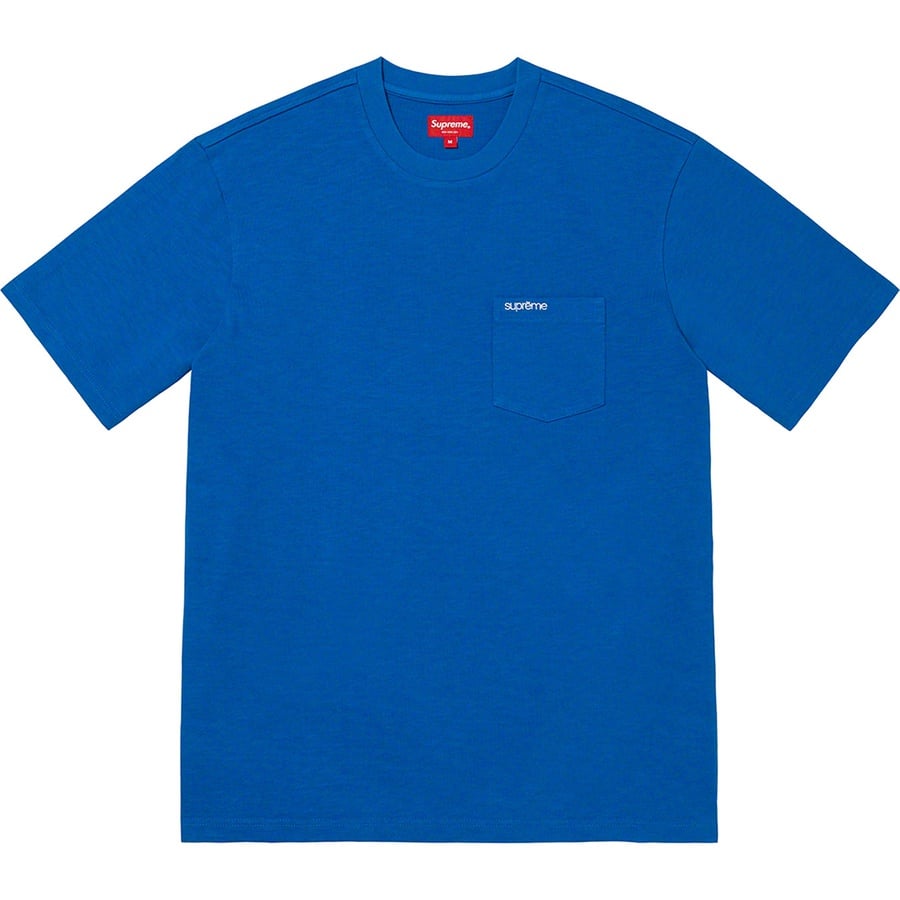 Details on S S Pocket Tee Bright Blue from fall winter 2022 (Price is $60)