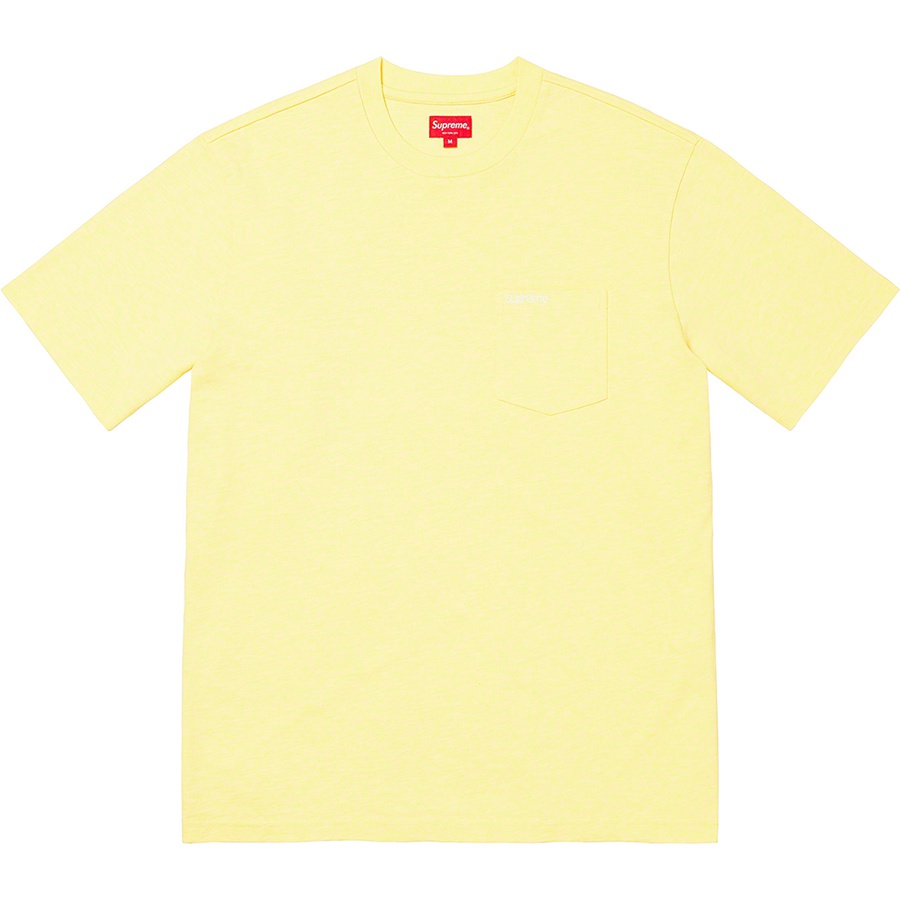 Details on S S Pocket Tee Pale Yellow from fall winter
                                                    2022 (Price is $60)