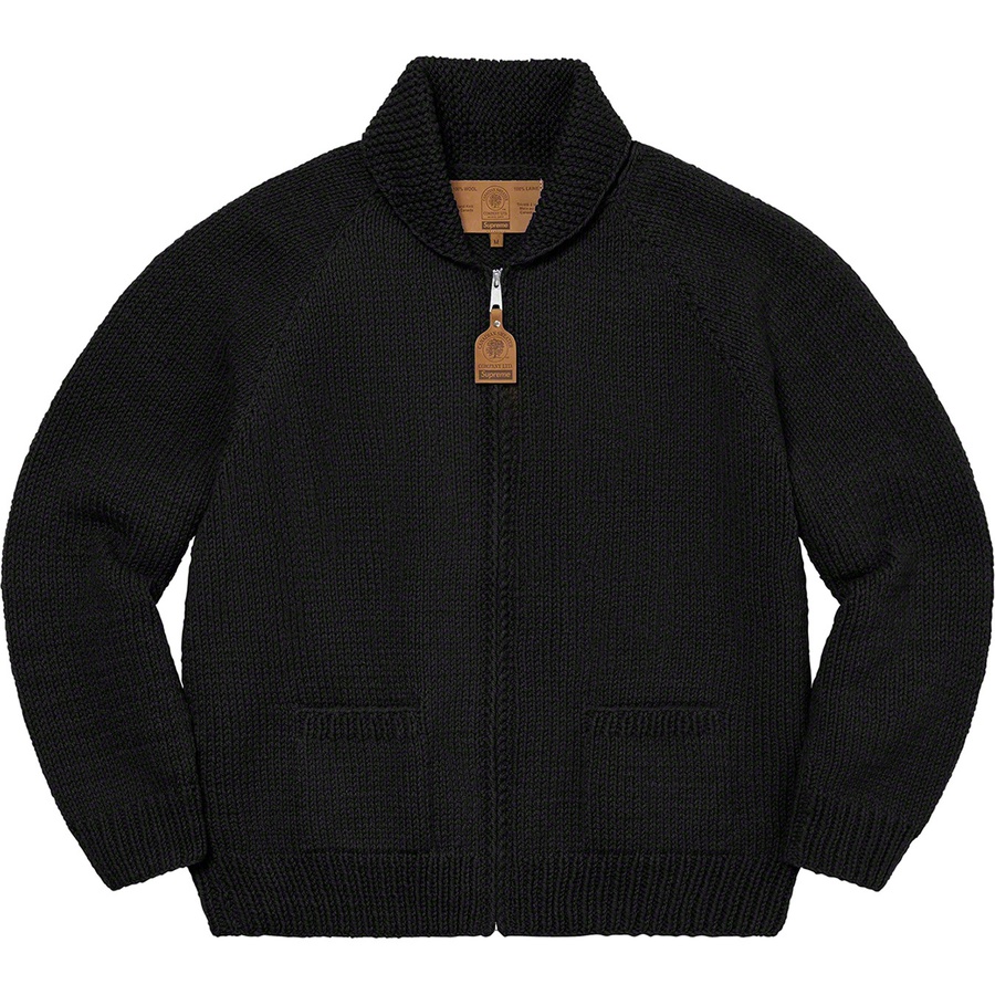 Details on Box Logo Cowichan Sweater Black from fall winter
                                                    2022 (Price is $498)