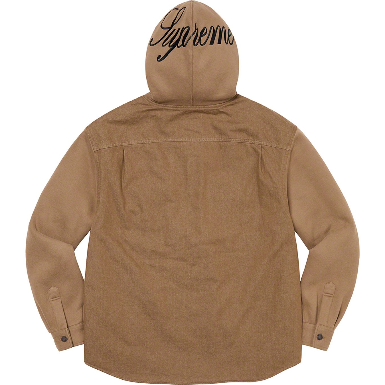 Fleece Hooded Denim Shirt - fall winter 2022 - Supreme