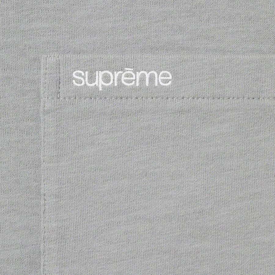 Supreme S S Pocket Tee (FW22) - Grey - $60