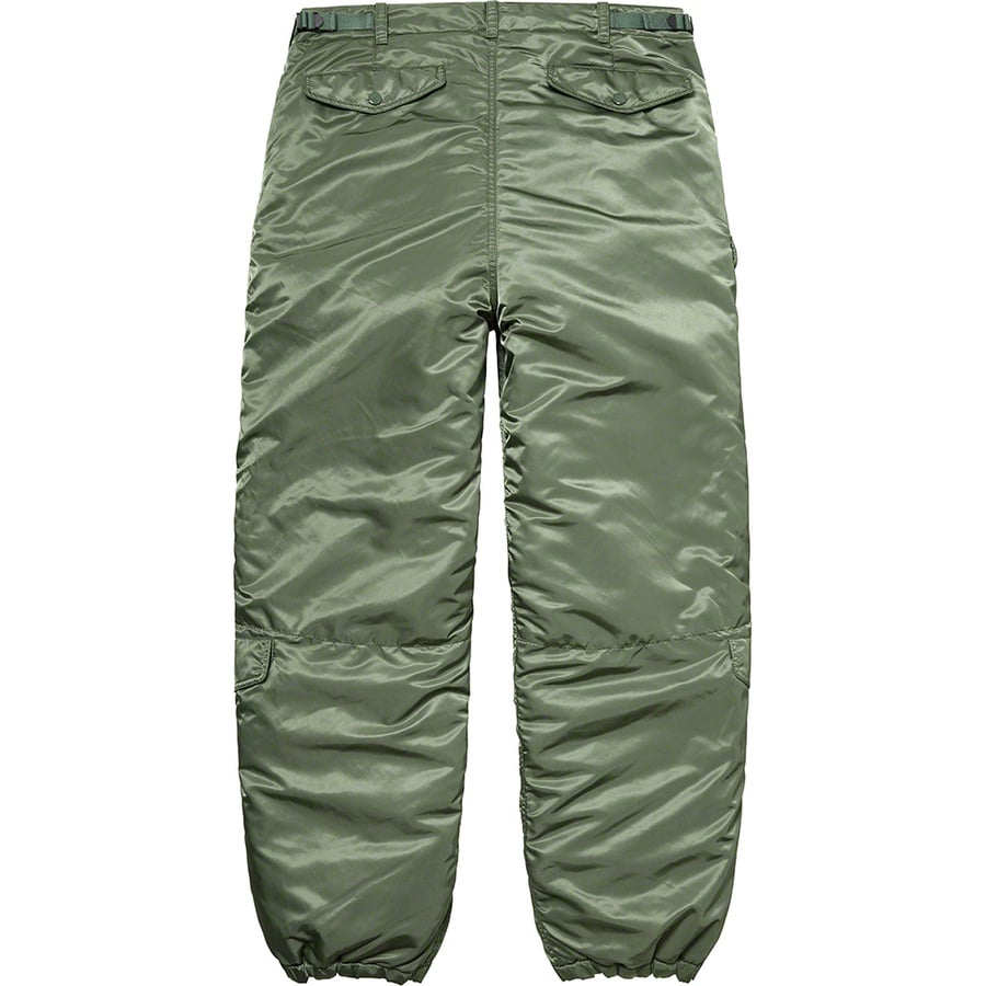 Details on Nylon Flight Pant Olive from fall winter
                                                    2022 (Price is $298)