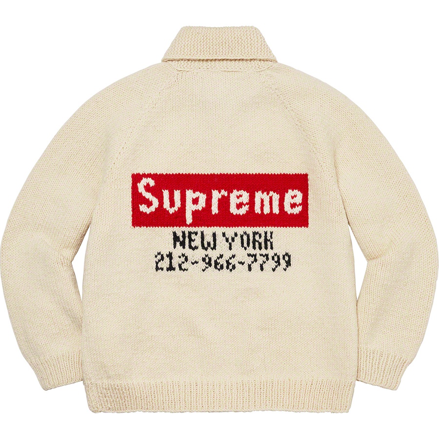 Details on Box Logo Cowichan Sweater Natural from fall winter
                                                    2022 (Price is $498)