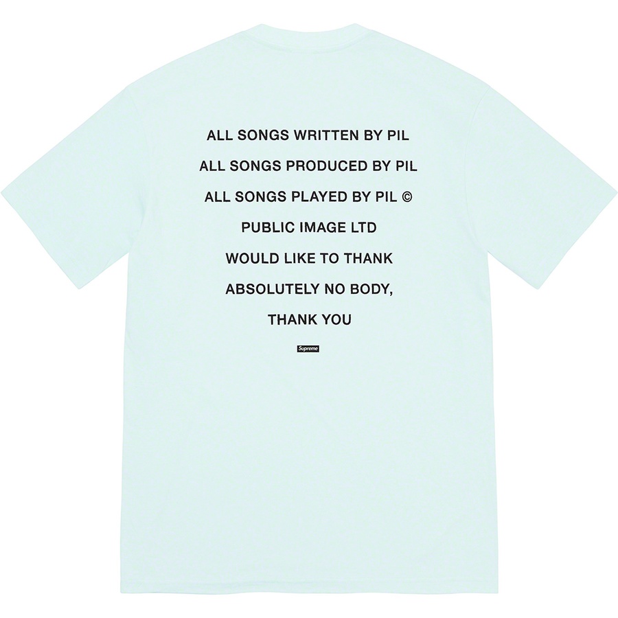 Details on PiL Tee Pale Blue from fall winter 2022 (Price is $48)