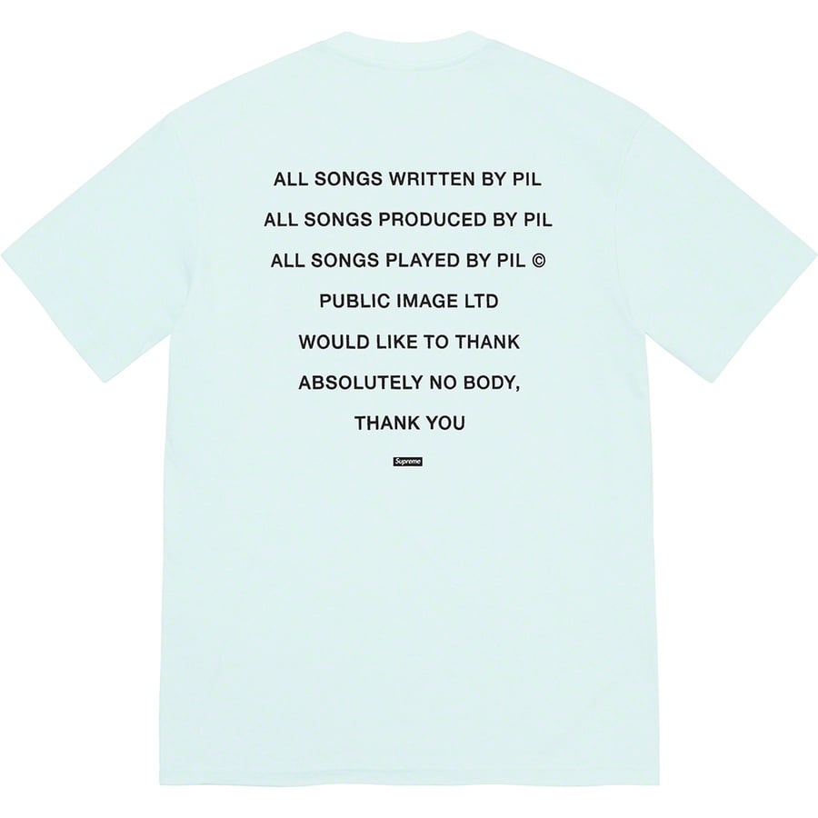 Details on PiL Tee Pale Blue from fall winter
                                                    2022 (Price is $48)