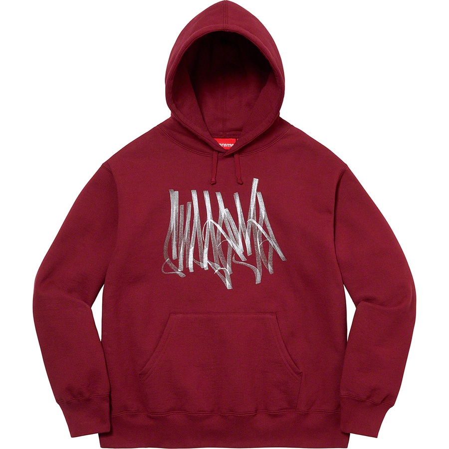 Details on Tag Hooded Sweatshirt Cardinal from fall winter 2022 (Price is $158)