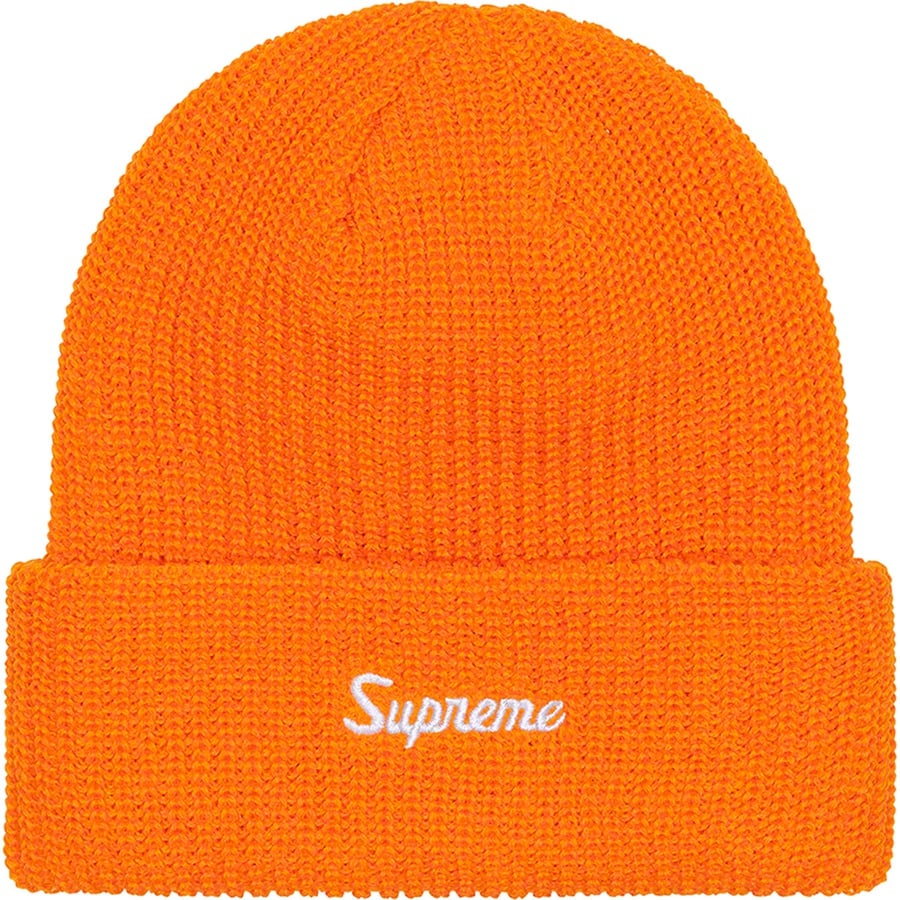 Details on Loose Gauge Beanie Orange from fall winter
                                                    2022 (Price is $38)