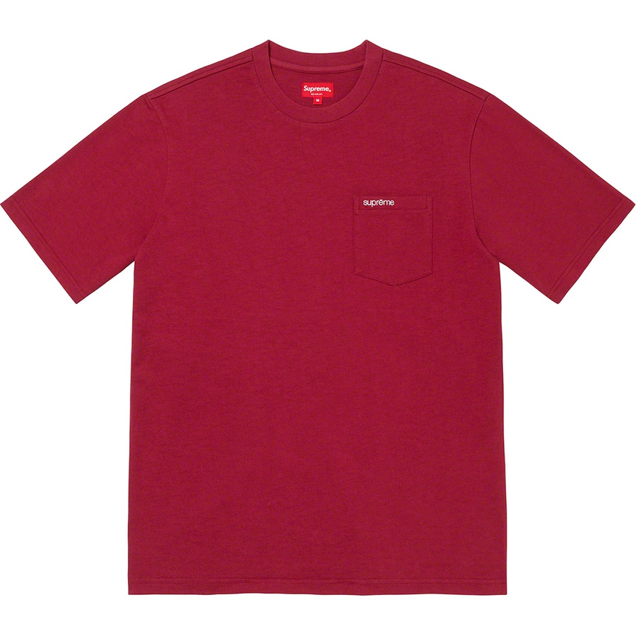 Details on S S Pocket Tee Cardinal from fall winter
                                                    2022 (Price is $60)