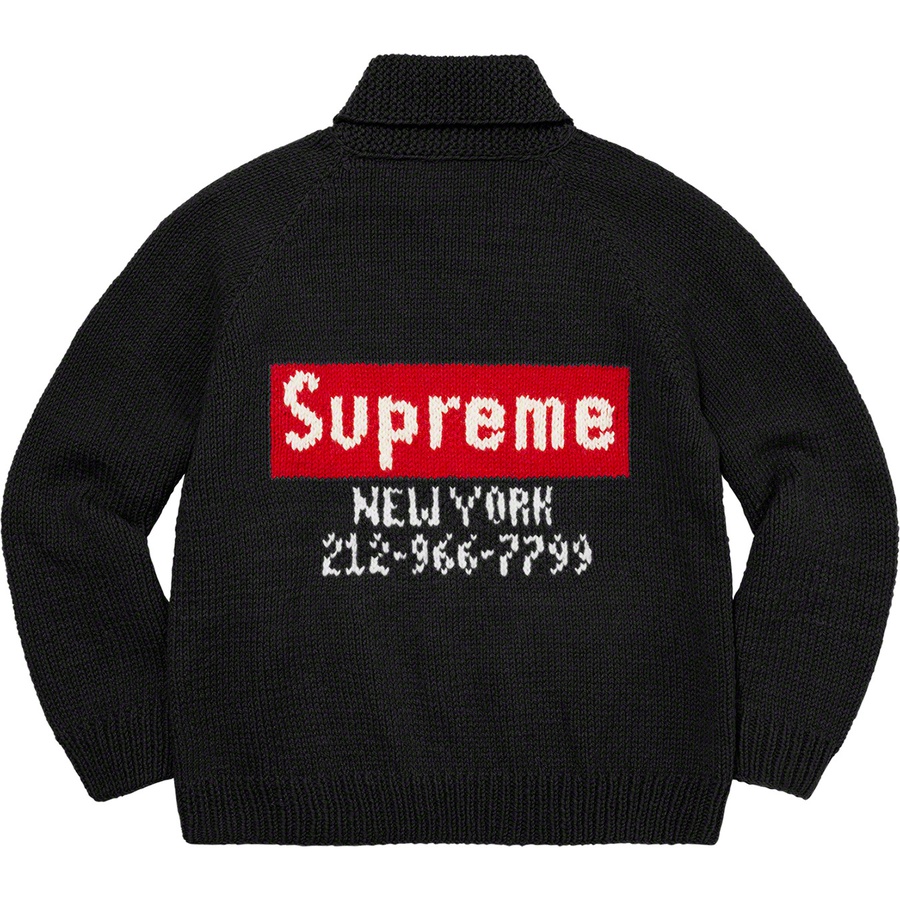 Details on Box Logo Cowichan Sweater Black from fall winter
                                                    2022 (Price is $498)