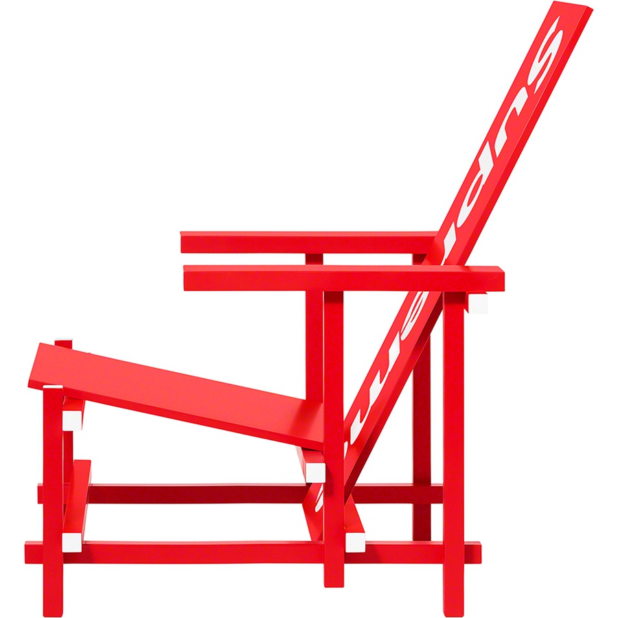 Details on Supreme Gerrit Rietveld Red Blue Chair for Cassina Red from fall winter
                                                    2022 (Price is $4500)