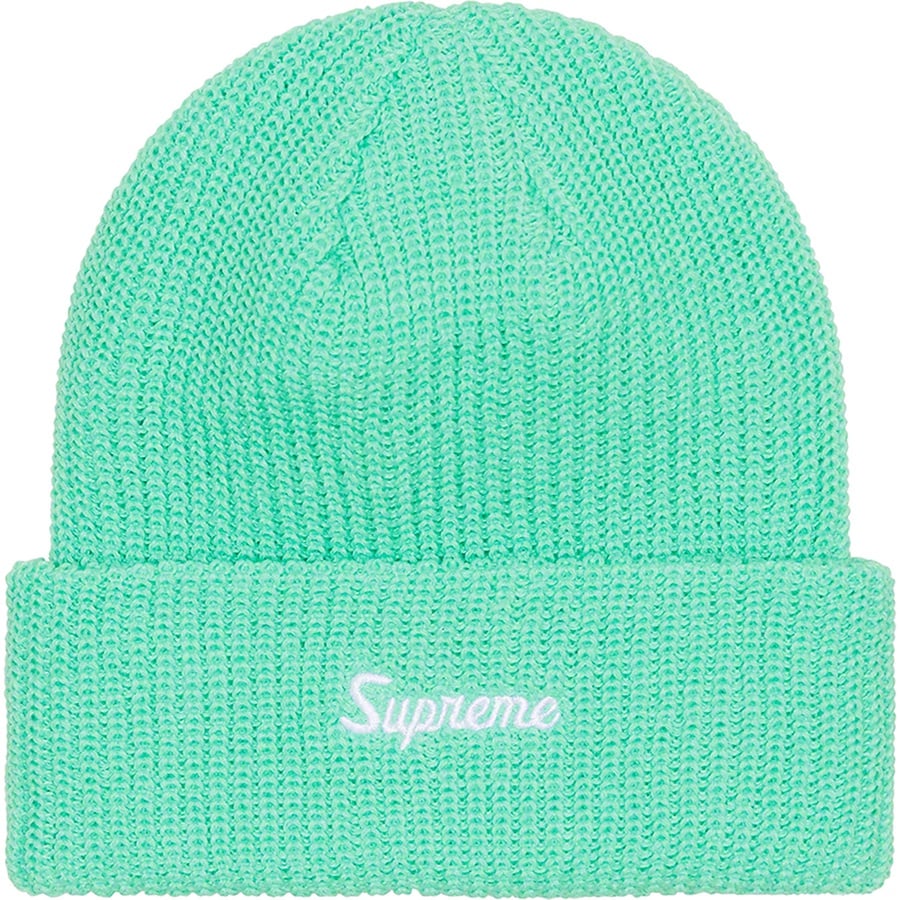 Details on Loose Gauge Beanie Mint from fall winter
                                                    2022 (Price is $38)