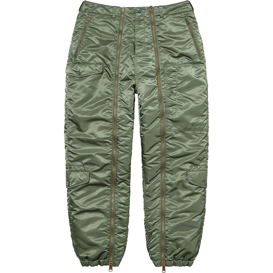 Details on Nylon Flight Pant Olive from fall winter
                                                    2022 (Price is $298)