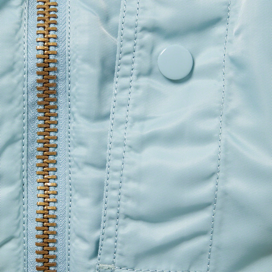 Details on Nylon Flight Pant Light Blue from fall winter
                                                    2022 (Price is $298)