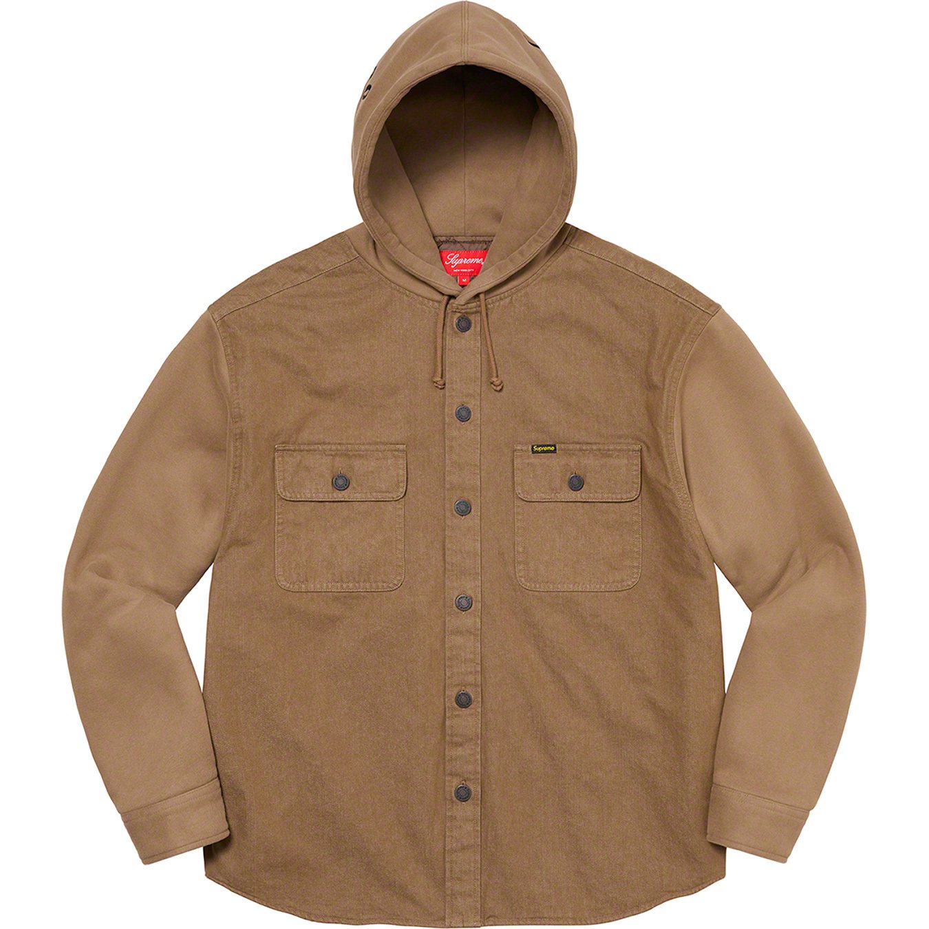 Fleece Hooded Denim Shirt - fall winter 2022 - Supreme