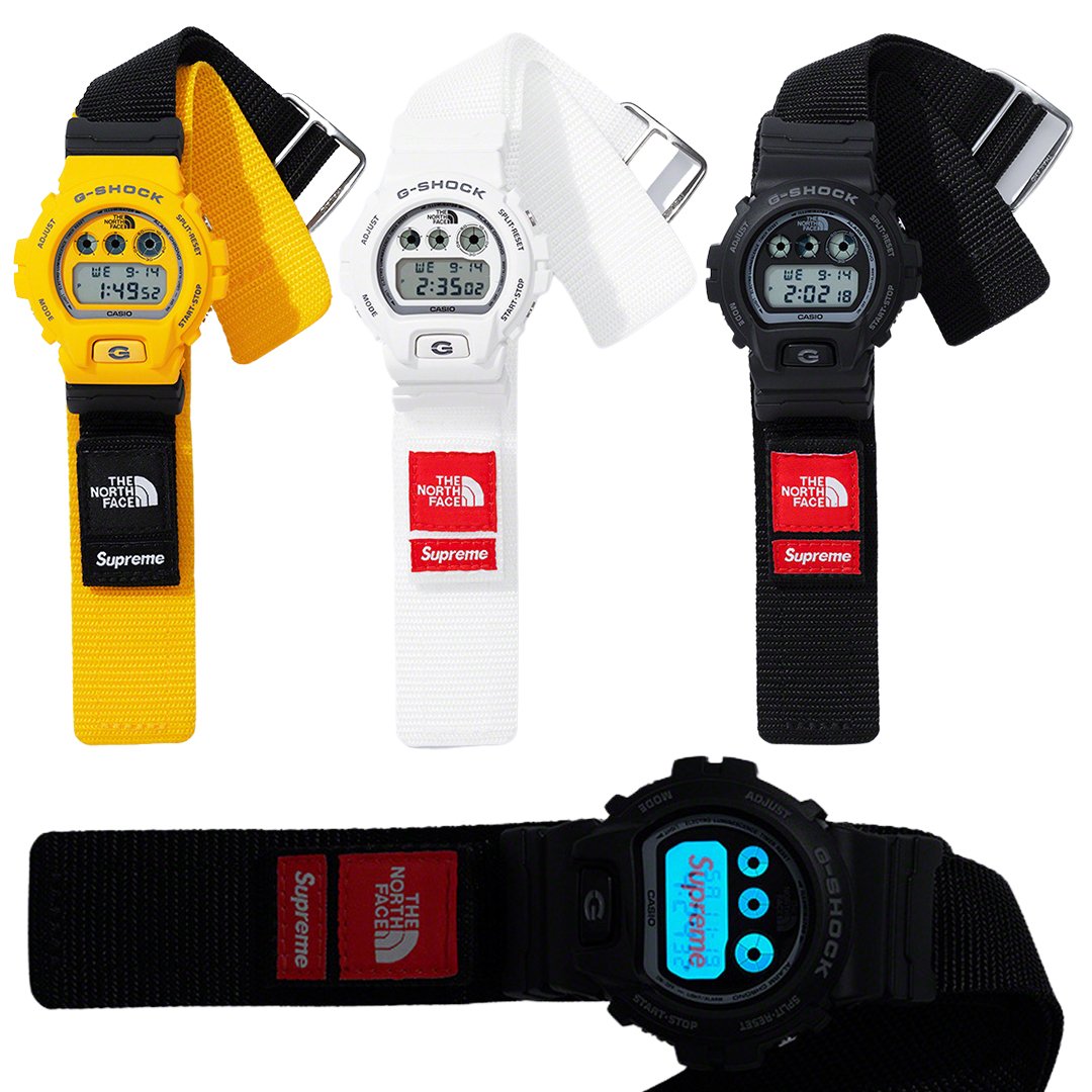 Supreme The North Face G-SHOCK Black - 腕時計(デジタル)