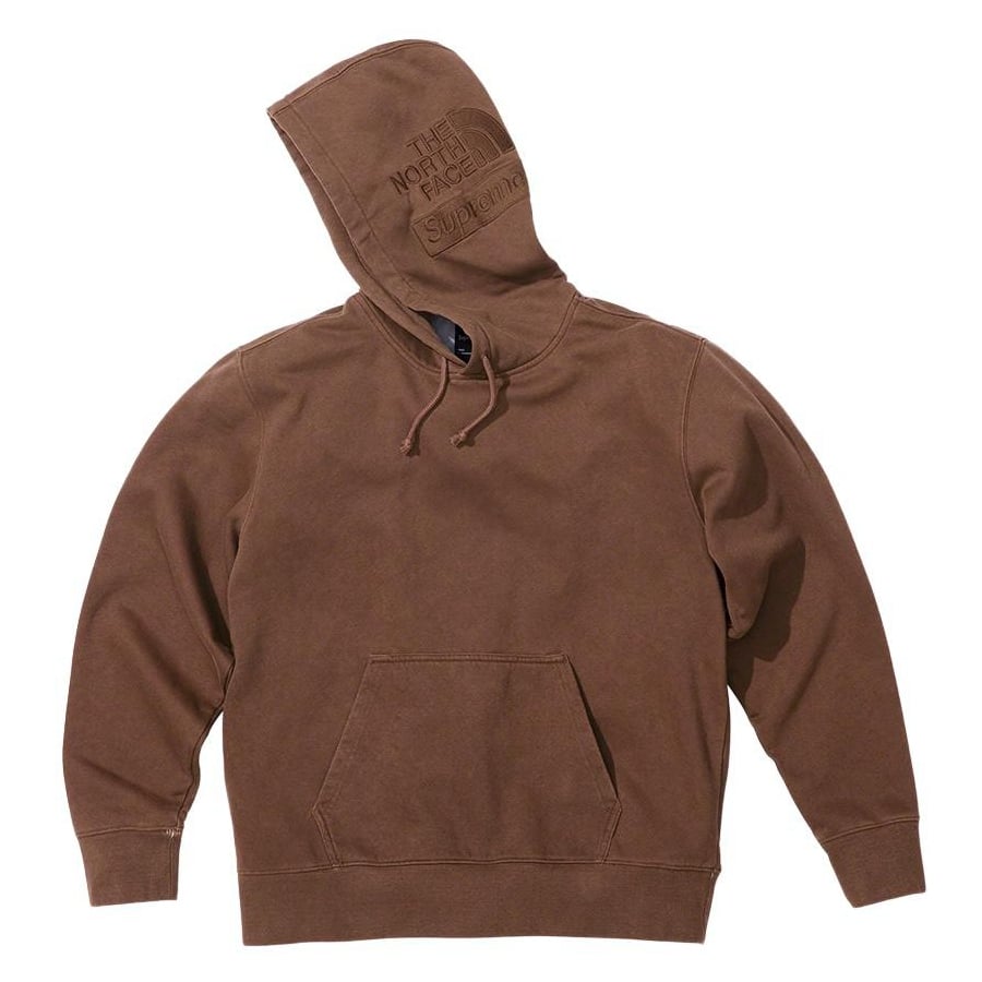 Details on Supreme The North Face Pigment Printed Hooded Sweatshirt  from fall winter
                                                    2022 (Price is $138)