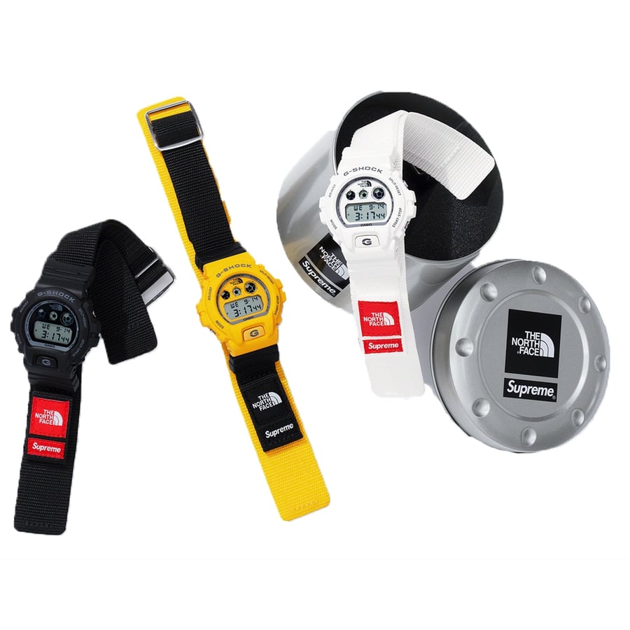 Details on Supreme The North Face G-SHOCK Watch GShockLight from fall winter
                                                    2022 (Price is $188)