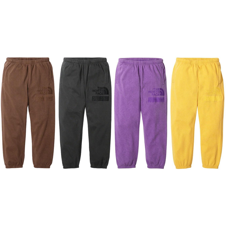 Supreme Supreme The North Face Pigment Printed Sweatpant releasing on Week 13 for fall winter 2022