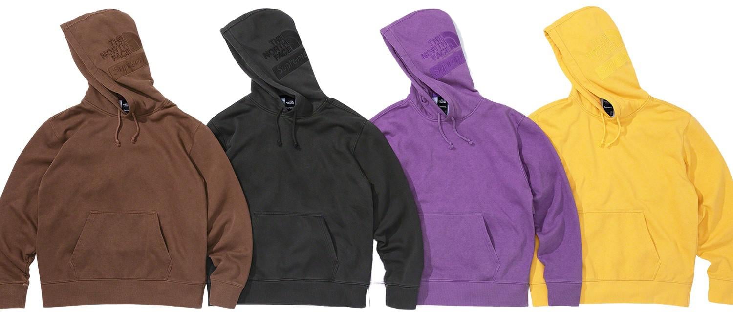 Supreme The North Face Pigment Printed Hooded Sweatshirt Brown – EDS Store