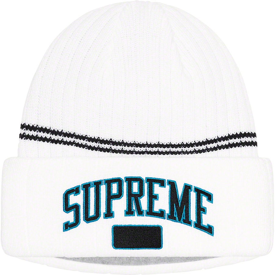 Details on Fleece Lined Beanie White from fall winter
                                                    2022 (Price is $40)