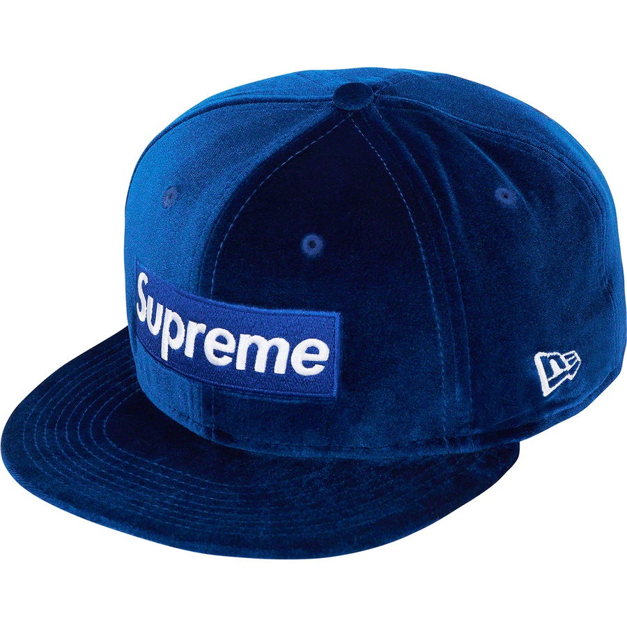 Details on Velour Box Logo New Era Navy from fall winter
                                                    2022 (Price is $54)