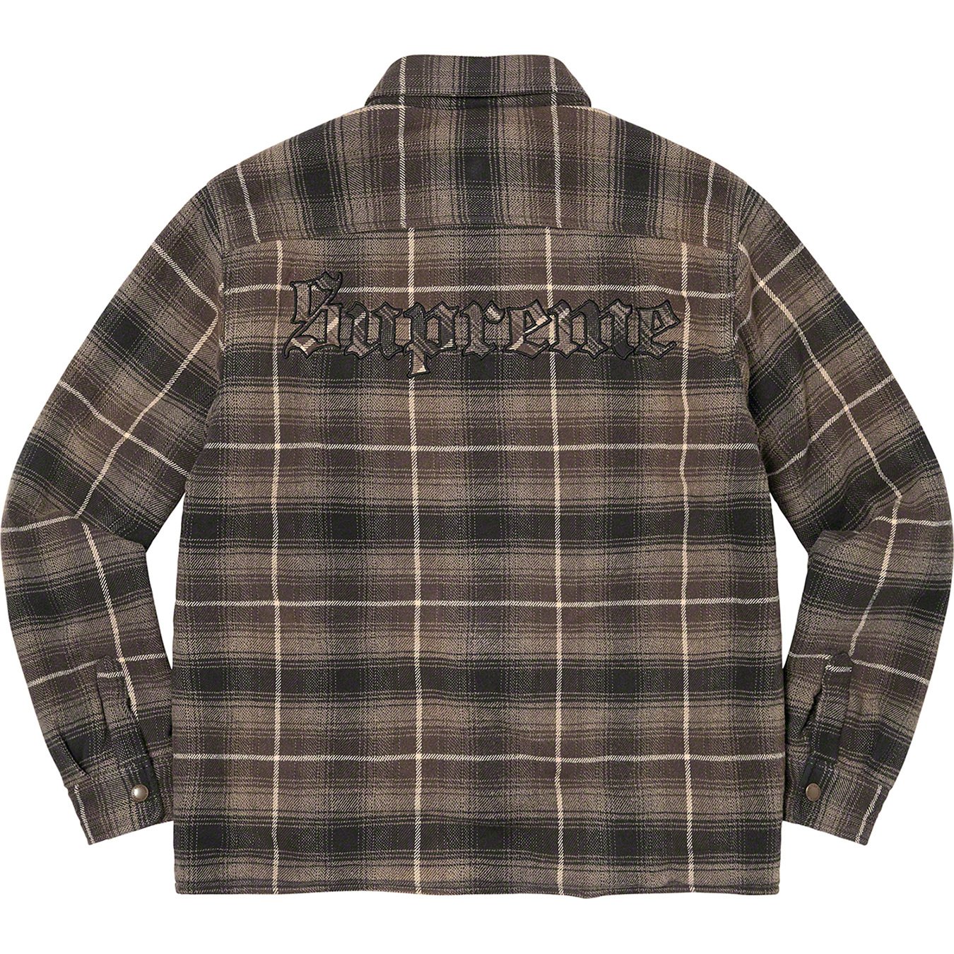 Shearling Lined Flannel Shirt - fall winter 2022 - Supreme