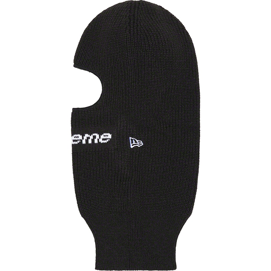 Details on New Era Box Logo Balaclava Black from fall winter
                                                    2022 (Price is $58)