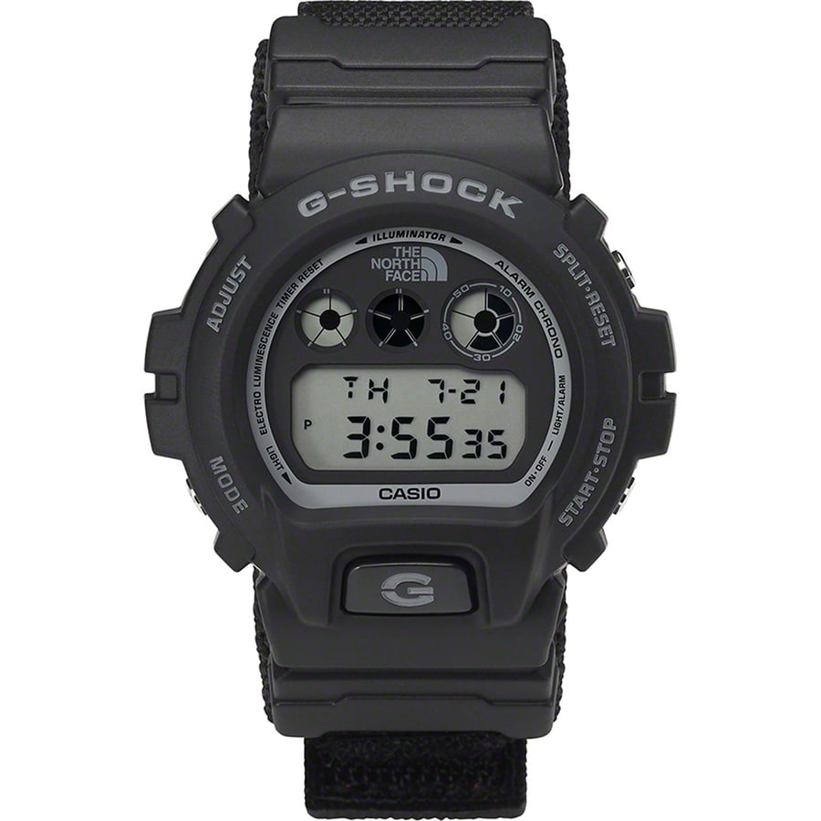 Details on Supreme The North Face G-SHOCK Watch Black from fall winter 2022 (Price is $188)