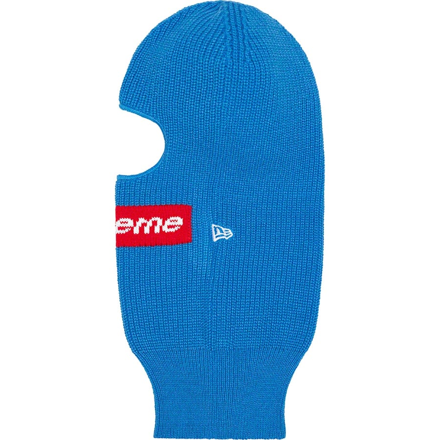 Details on New Era Box Logo Balaclava Blue from fall winter
                                                    2022 (Price is $58)