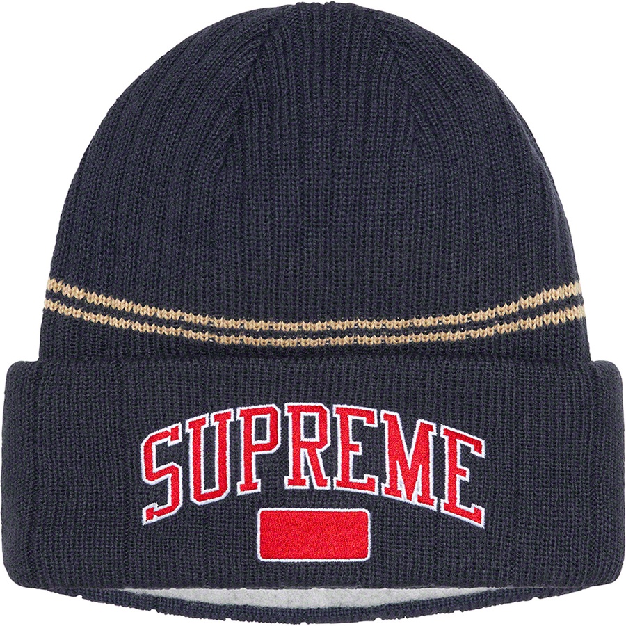 Details on Fleece Lined Beanie Navy from fall winter
                                                    2022 (Price is $40)
