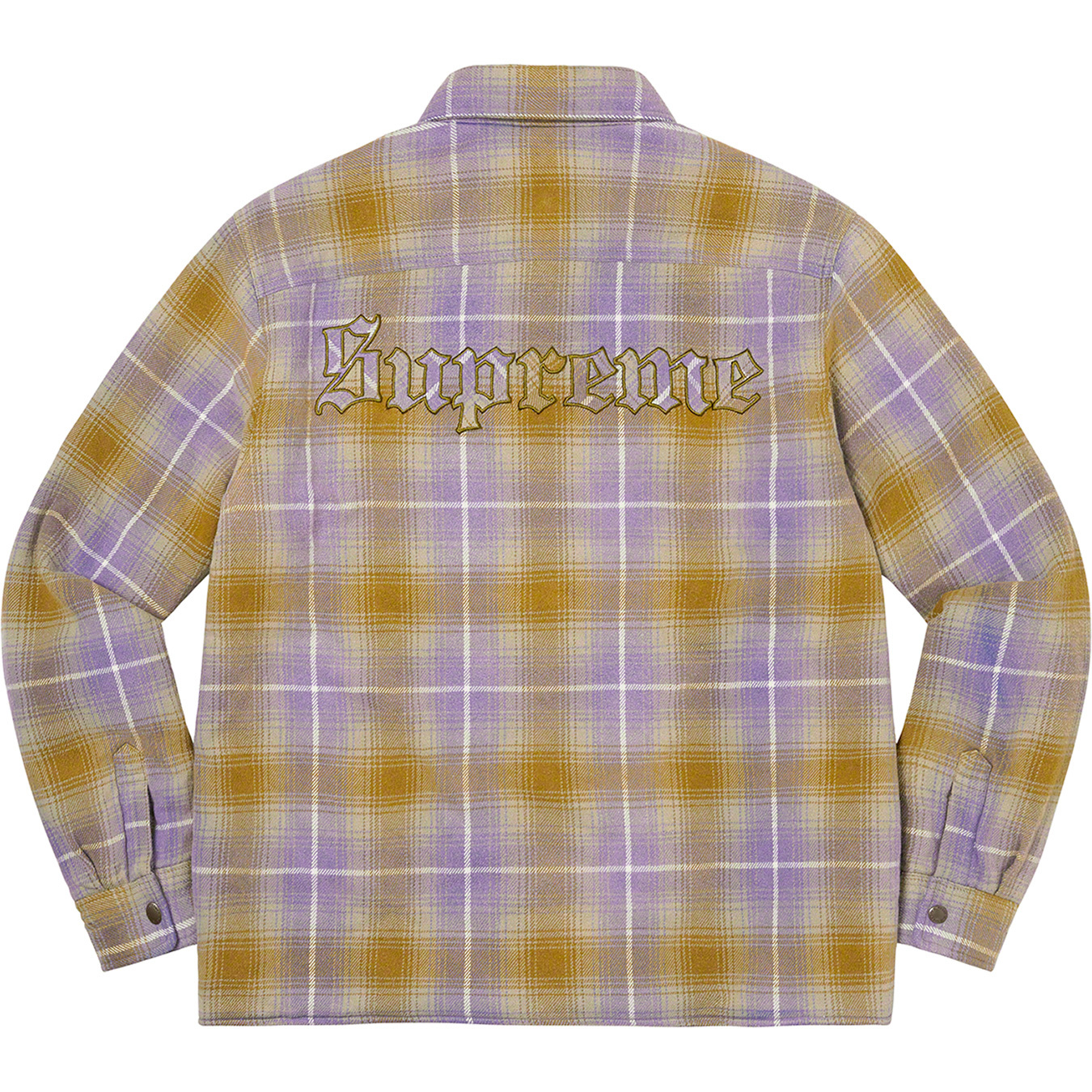 Shearling Lined Flannel Shirt - fall winter 2022 - Supreme
