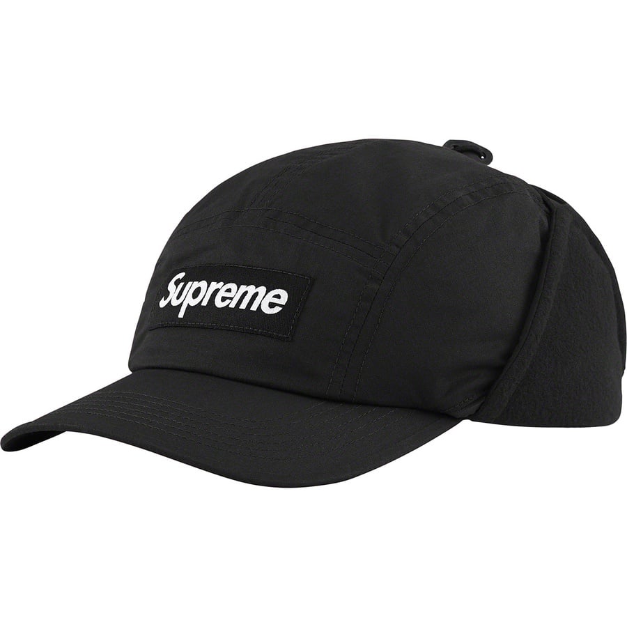 Details on Packable Earflap Camp Cap Black from fall winter
                                                    2022 (Price is $60)