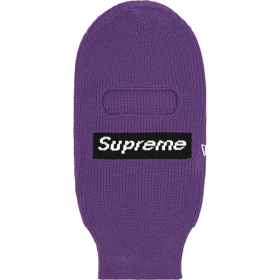 Details on New Era Box Logo Balaclava Dark Purple from fall winter
                                                    2022 (Price is $58)