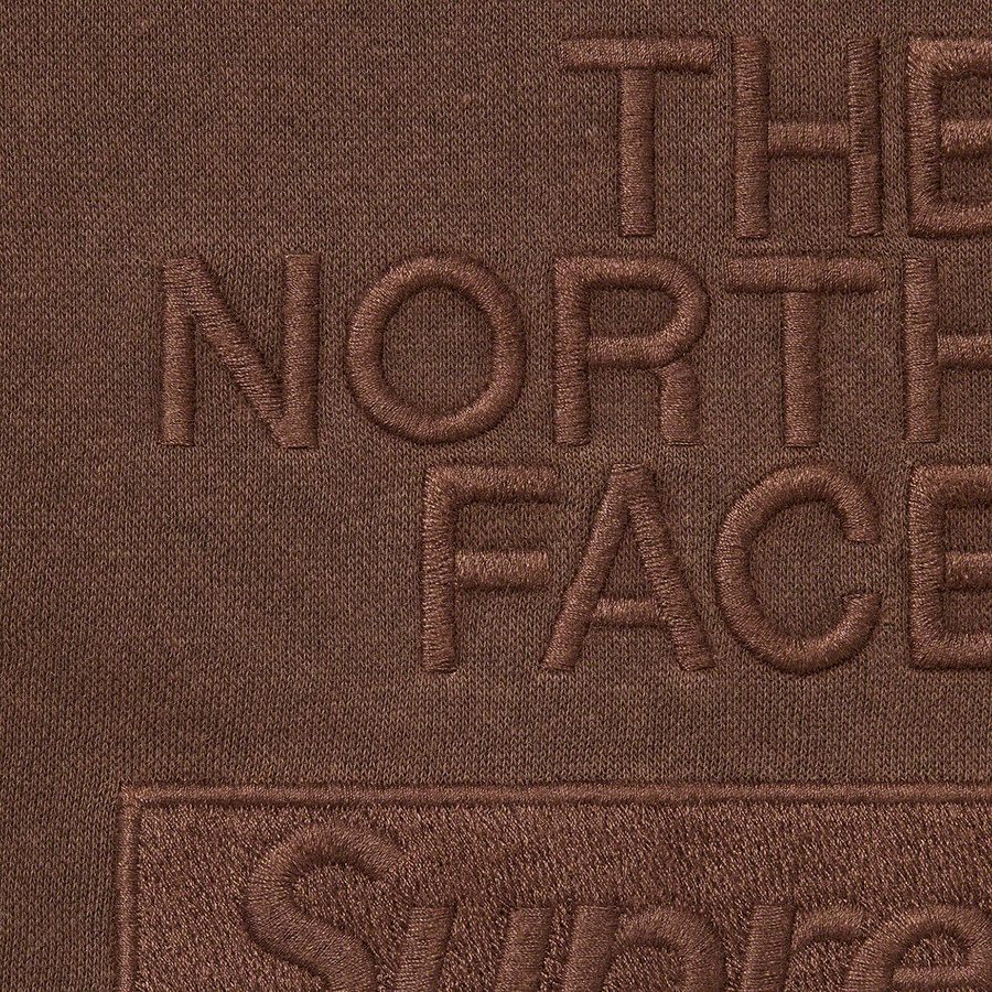 Details on Supreme The North Face Pigment Printed Sweatpant Brown from fall winter 2022 (Price is $138)