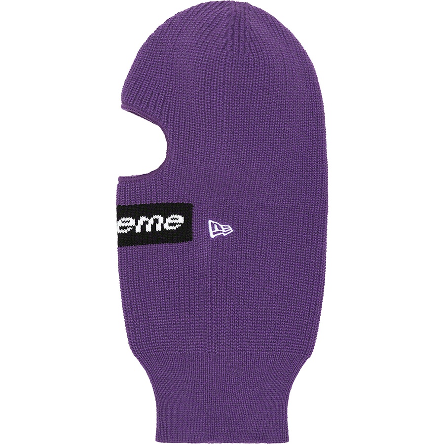 Details on New Era Box Logo Balaclava Dark Purple from fall winter
                                                    2022 (Price is $58)