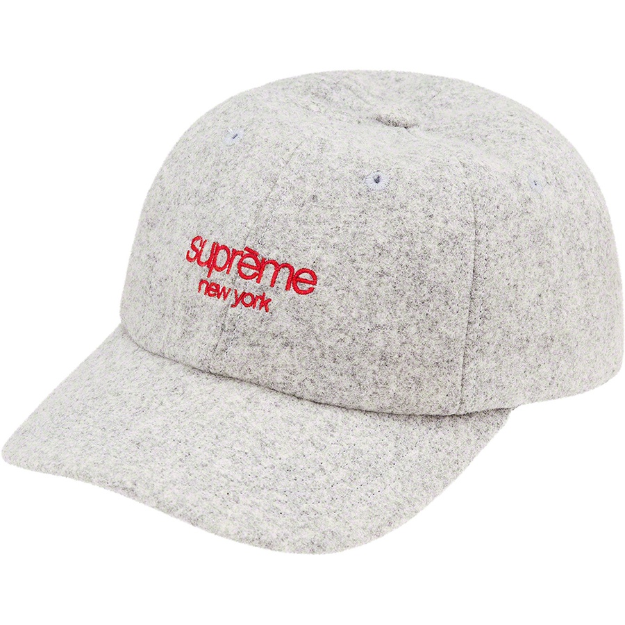 Details on Waxed Wool 6-Panel Grey from fall winter 2022 (Price is $58)