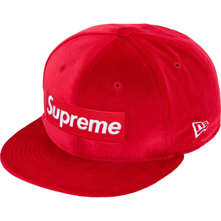Details on Velour Box Logo New Era Red from fall winter
                                                    2022 (Price is $54)