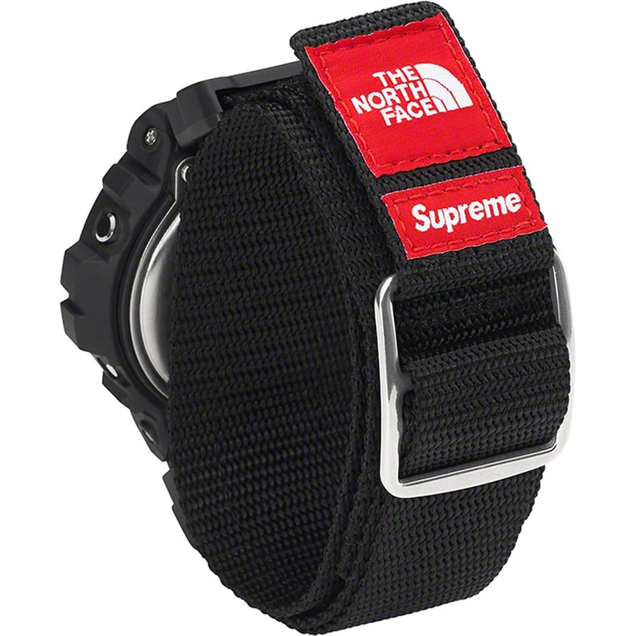 Details on Supreme The North Face G-SHOCK Watch Black from fall winter
                                                    2022 (Price is $188)